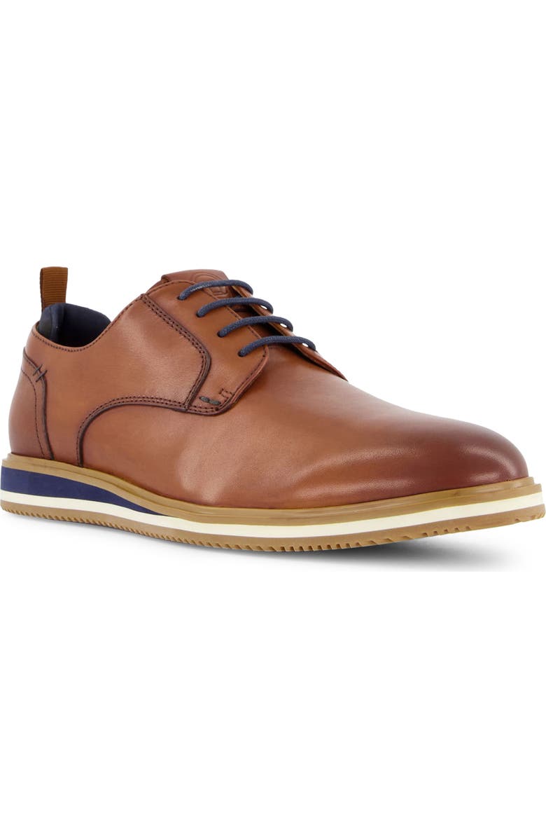 Dune London Bucatini Plain Toe Derby, Main, color,