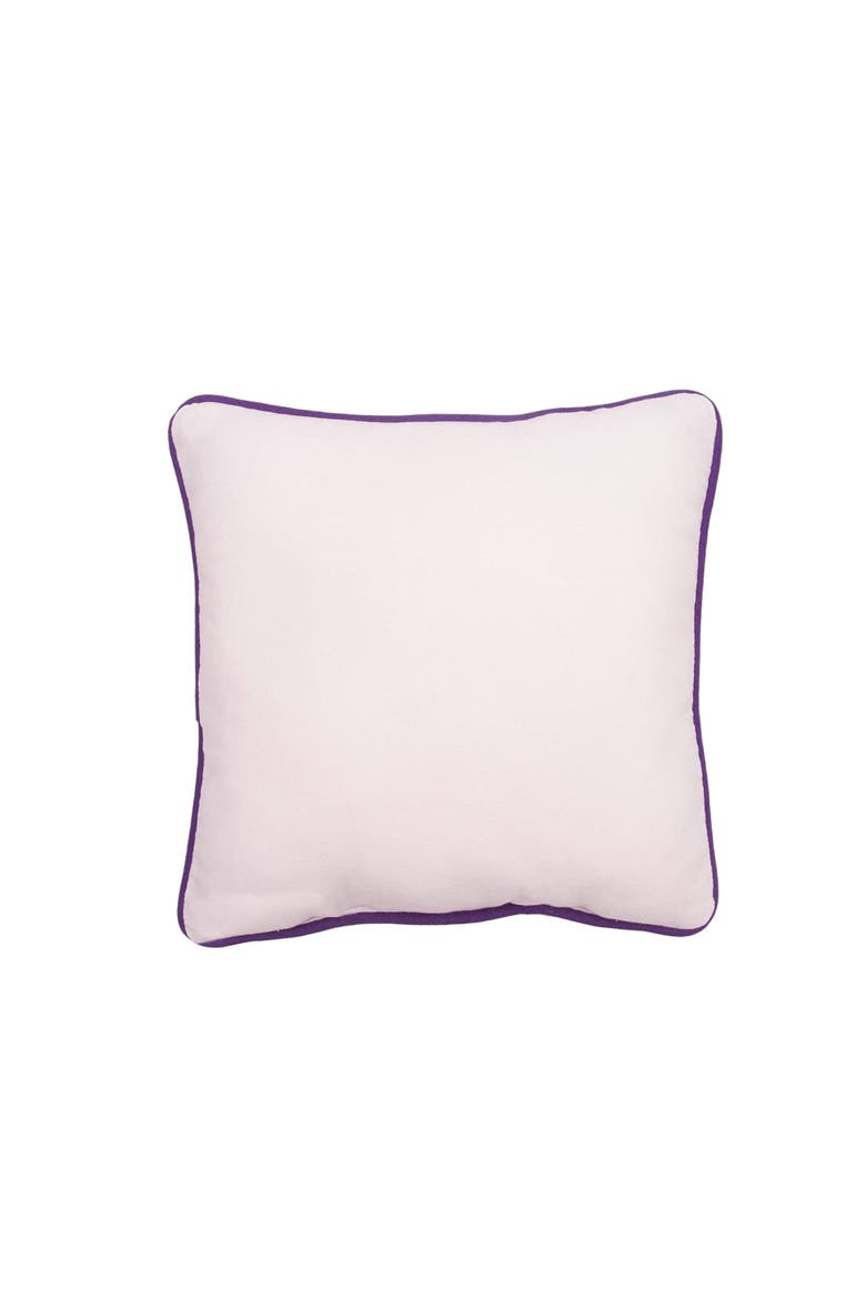 Witch And Famous Halloween Small/Petite Accent Pillow, 10" x 10", Alternate, color, Orange