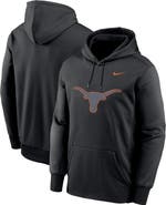 Nike Men's Nike Black Texas Longhorns Color Pop Performance Fleece Pullover Hoodie