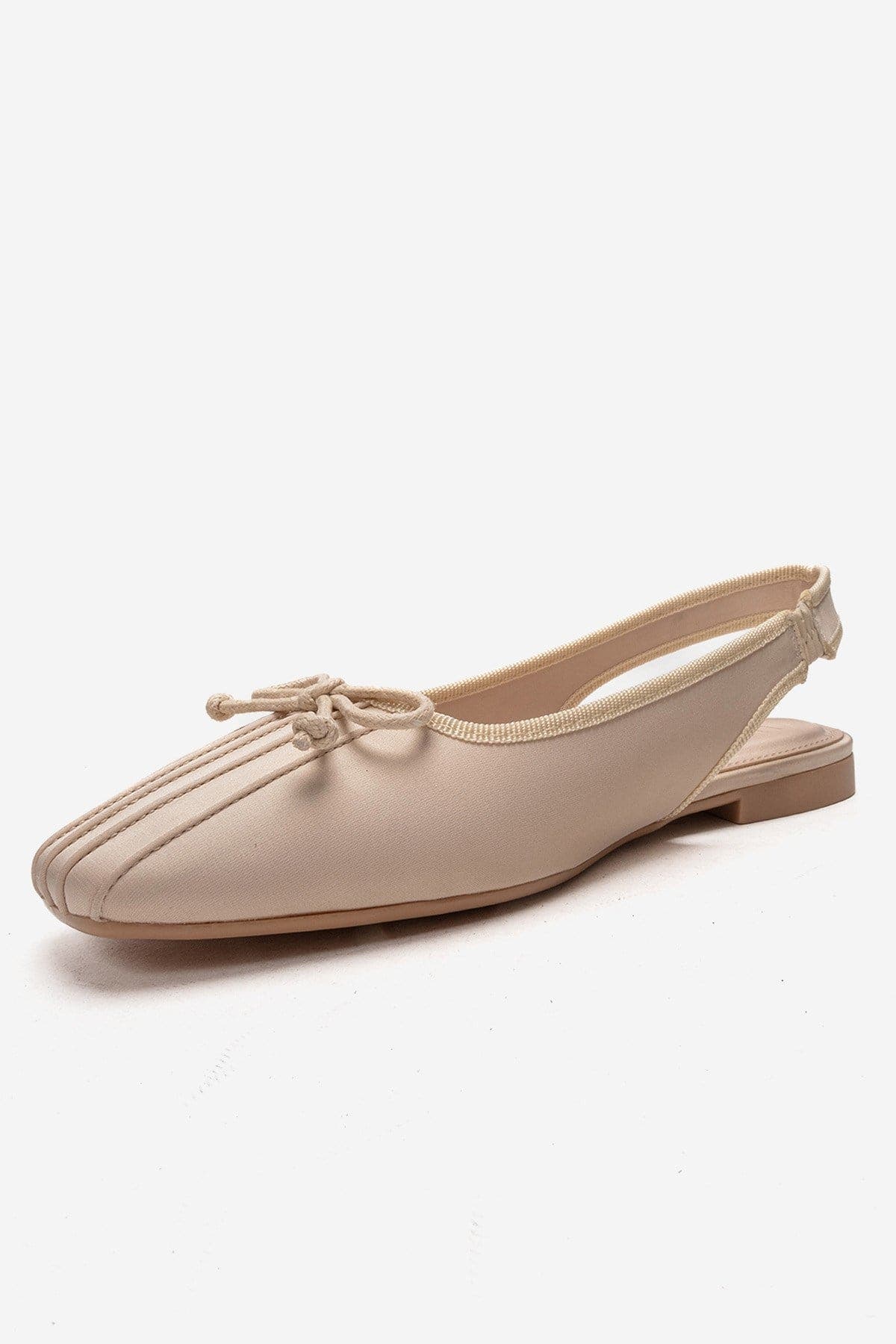 Zelvia Bow Slingback Ballet Flat, Alternate, color, Beige