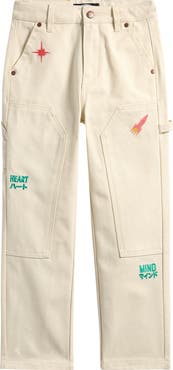 Billionaire Boys Club Kids' Embroidered Straight Leg Pants