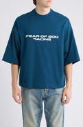 Fear of God Essentials Racing Logo Graphic T-Shirt