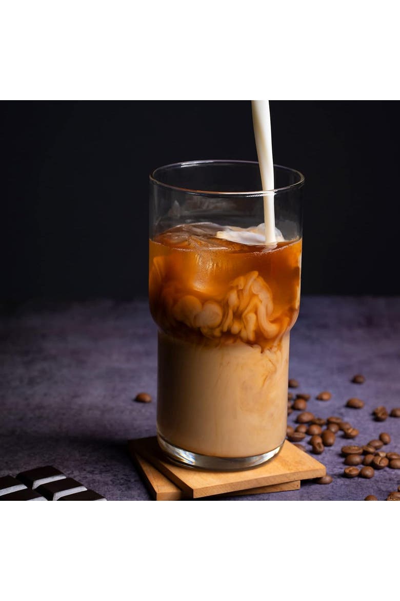 Stackable Iced Coffee Glasses - 15oz - Set of 6, Alternate, color, Clear