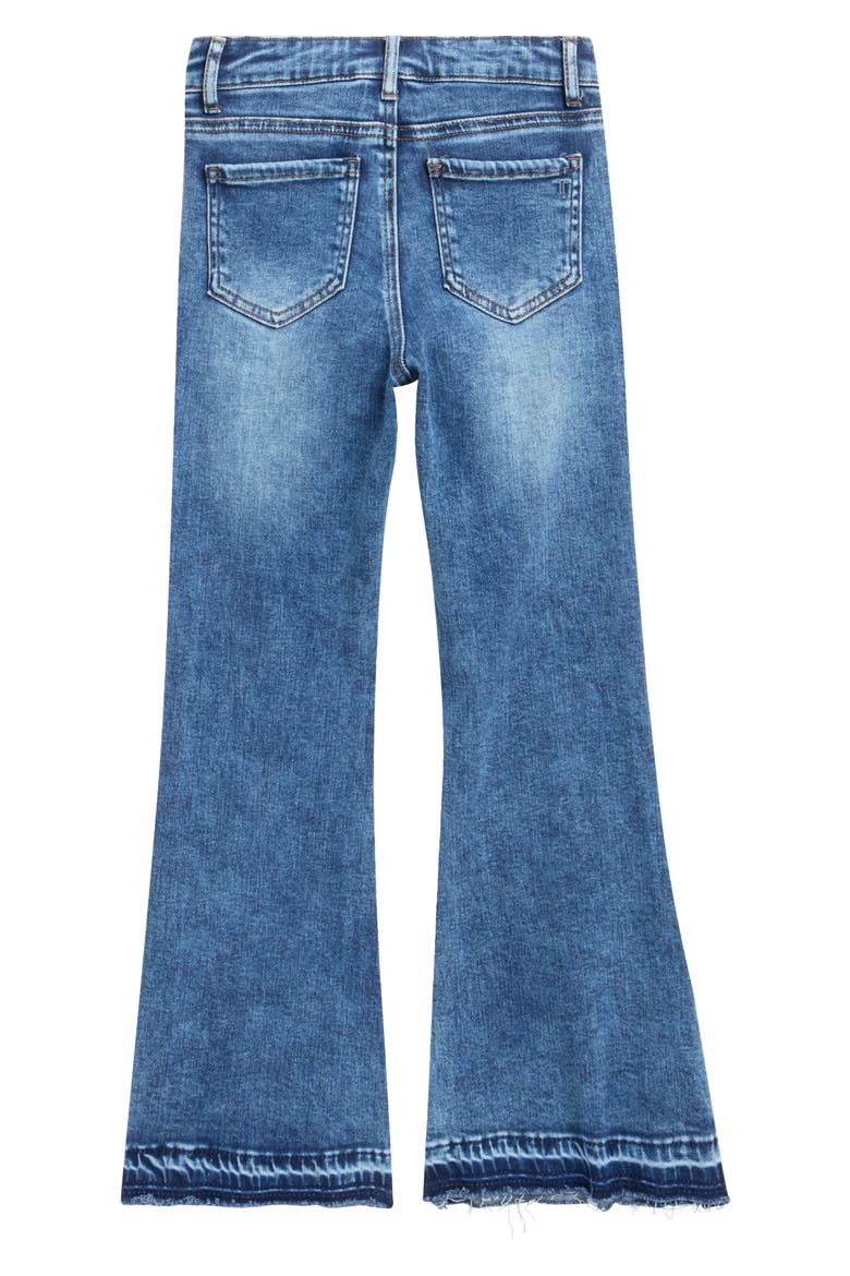 Kids' Cloud Release Hem Flare Jeans, Alternate, color, INDIGO