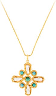 SYLVIA TOLEDANO Croix Baroque Necklace