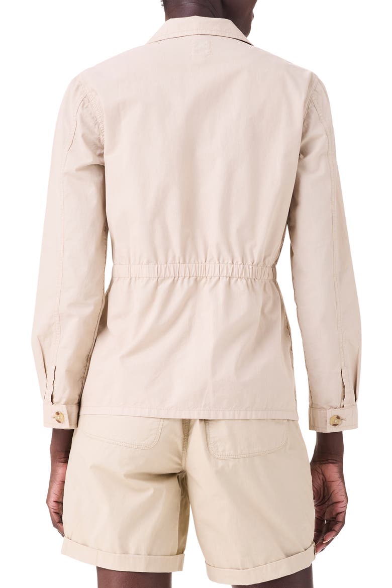 Cotton Poplin Jacket, Alternate, color, BROWN RICE