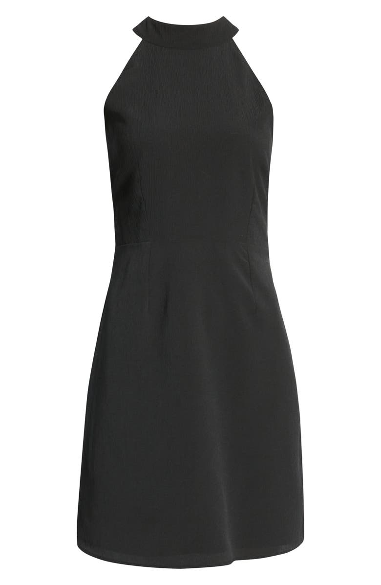AREA STARS Maia Halter Neck Cocktail Dress, Alternate, color, 