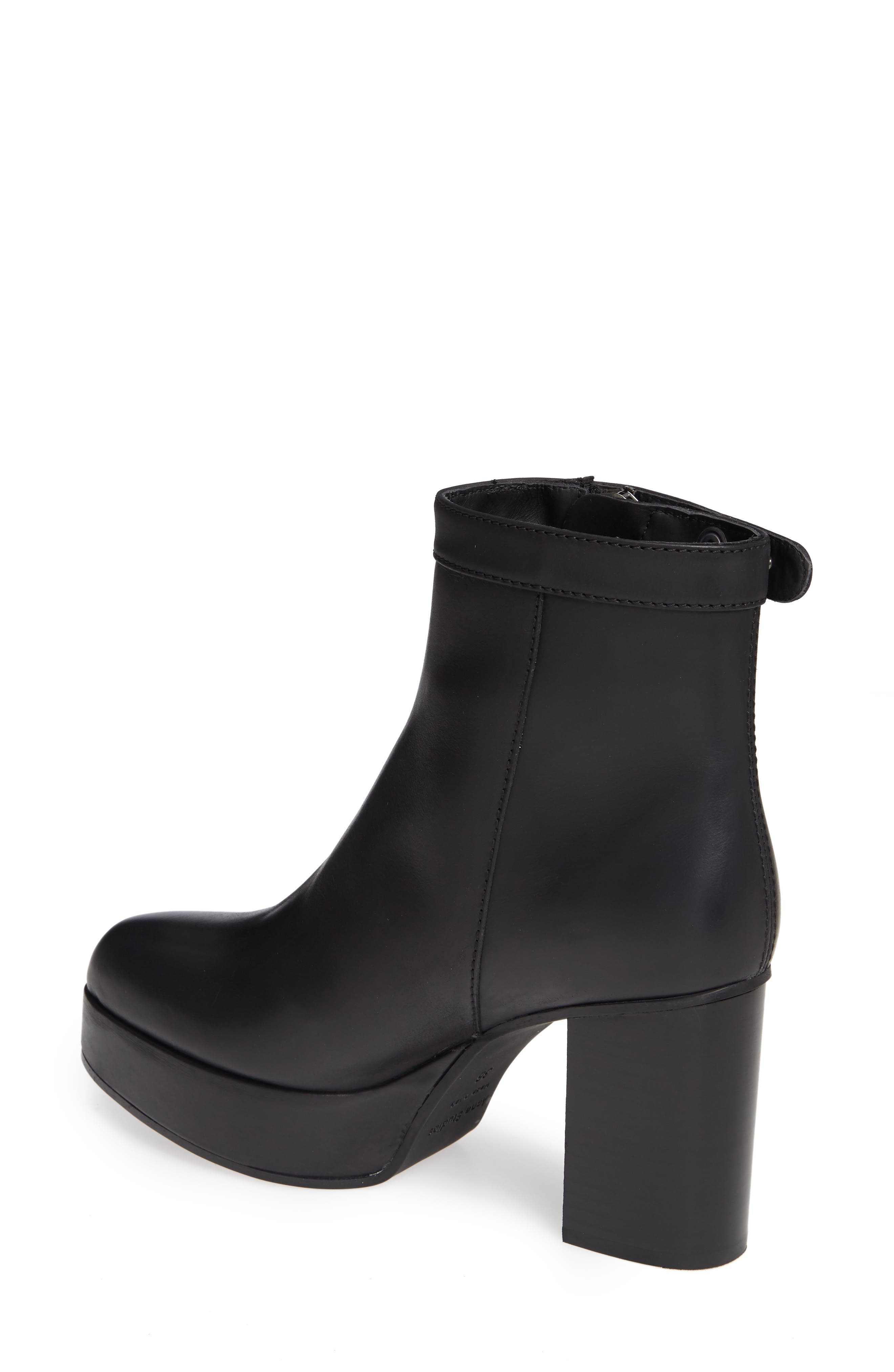 Acne Studios Platform Bootie, Alternate, color, 