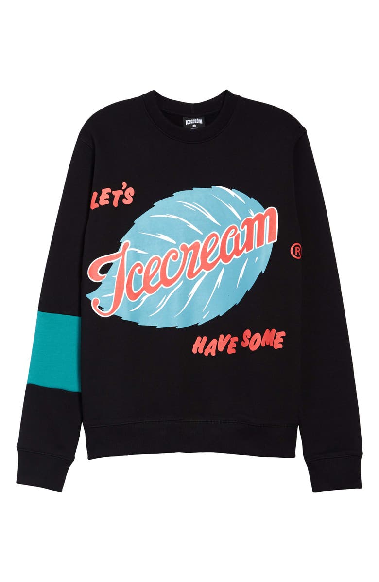 ICECREAM Men's Fall Crewneck Sweatshirt, Alternate, color,