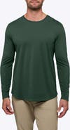 Cuts AO Curved Hem Long Sleeve T-Shirt