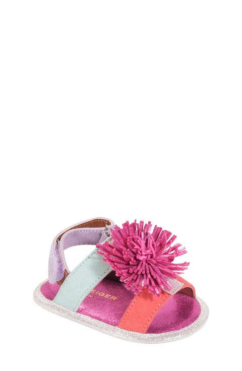 Orson Fringe Slingback Sandal (Baby)