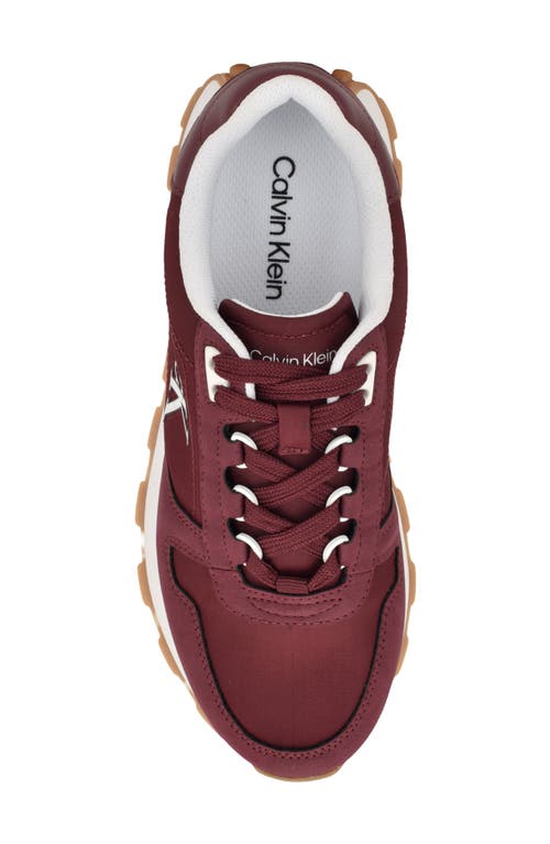 Calvin Klein Taresa Sneaker In Red