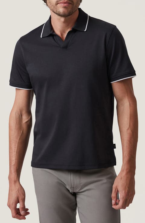 Riviera Tipped Pima Cotton Polo