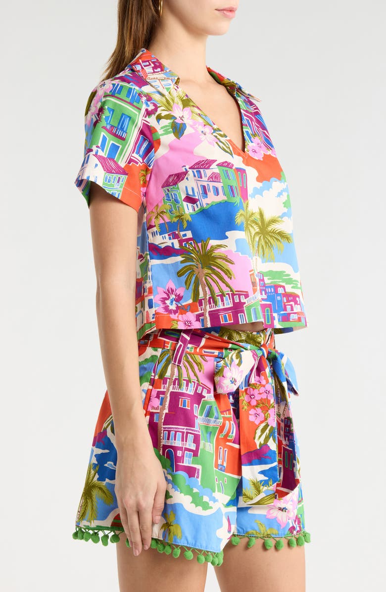 SUGARLIPS Rumi Town Marlie V-Neck Top, Alternate, color, 