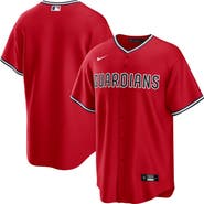 Nike Men's Nike  Red Cleveland Guardians Replica 2.0 Alternate Jersey