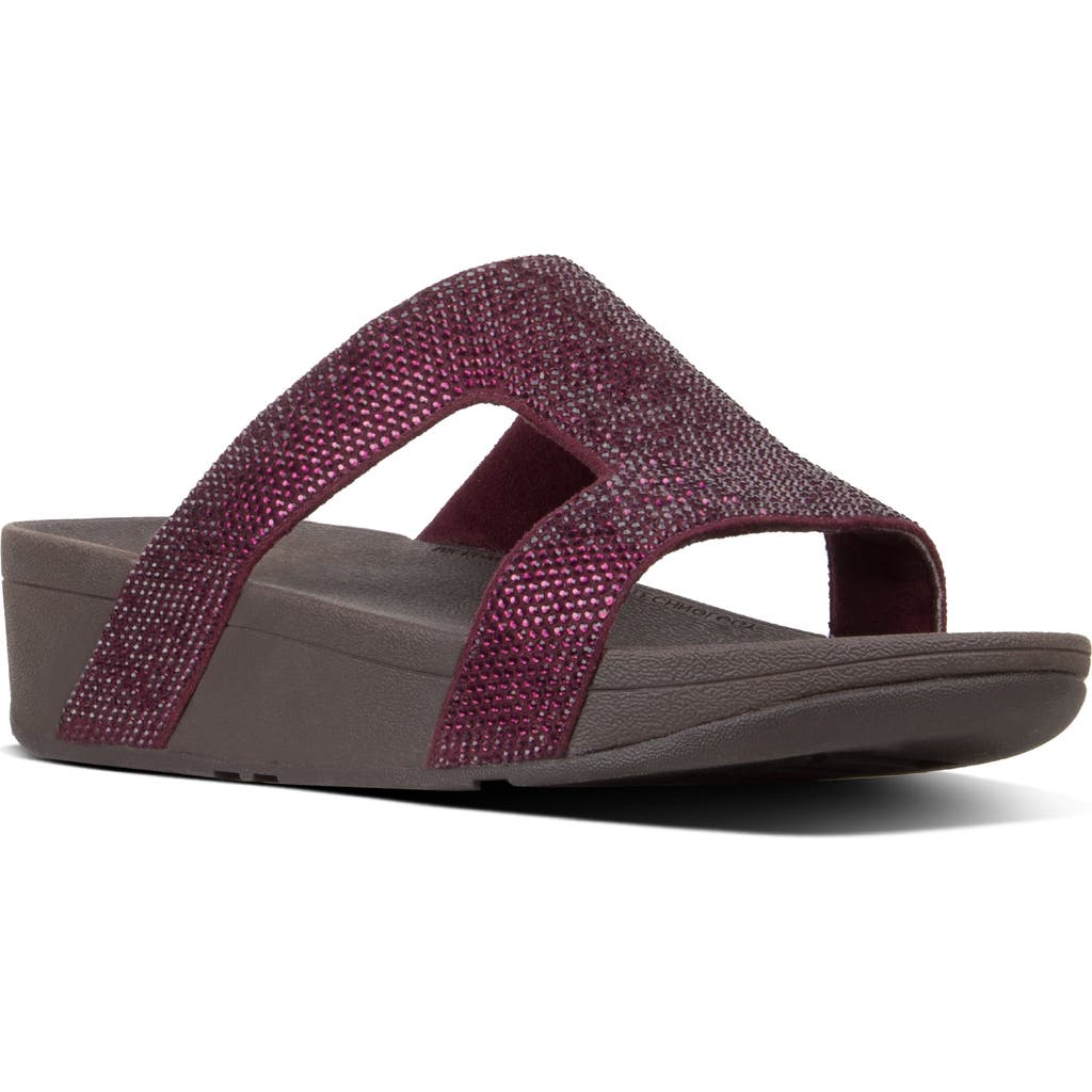 Fitflop Marli Slide Sandal In Wild Aubergine