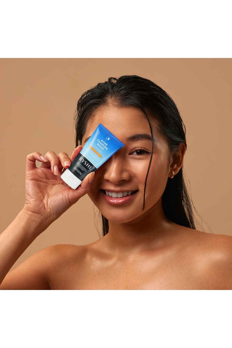 Acne Foaming Wash, Alternate, color, Blue
