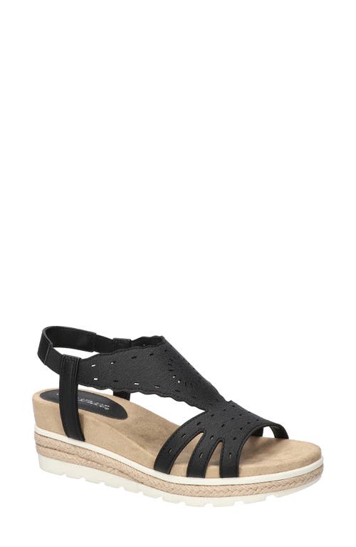 EASY STREET EASY STREET FRAN SLINGBACK WEDGE SANDAL