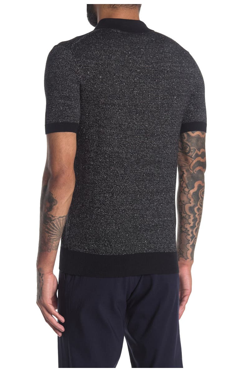 Calvin Klein Short Sleeve Heathered Polo, Alternate, color,