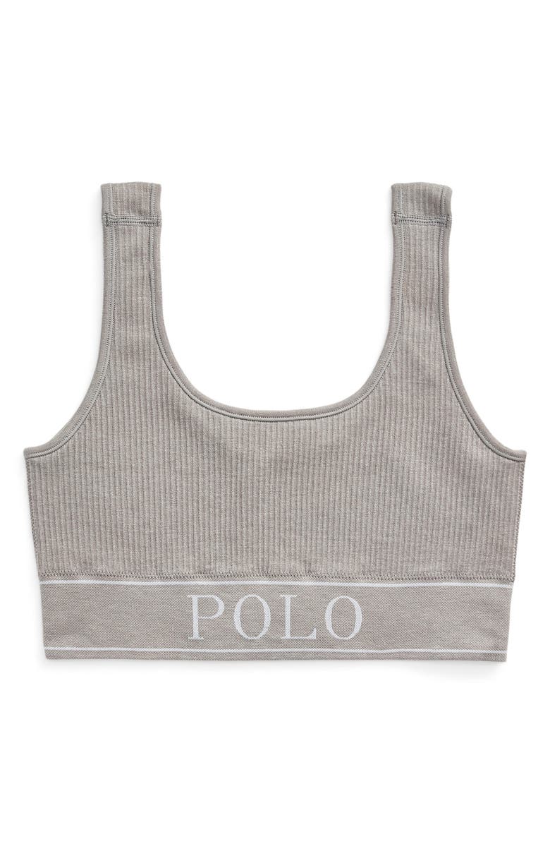 Polo Ralph Lauren Ribbed Square Neck Bralette, Alternate, color, 