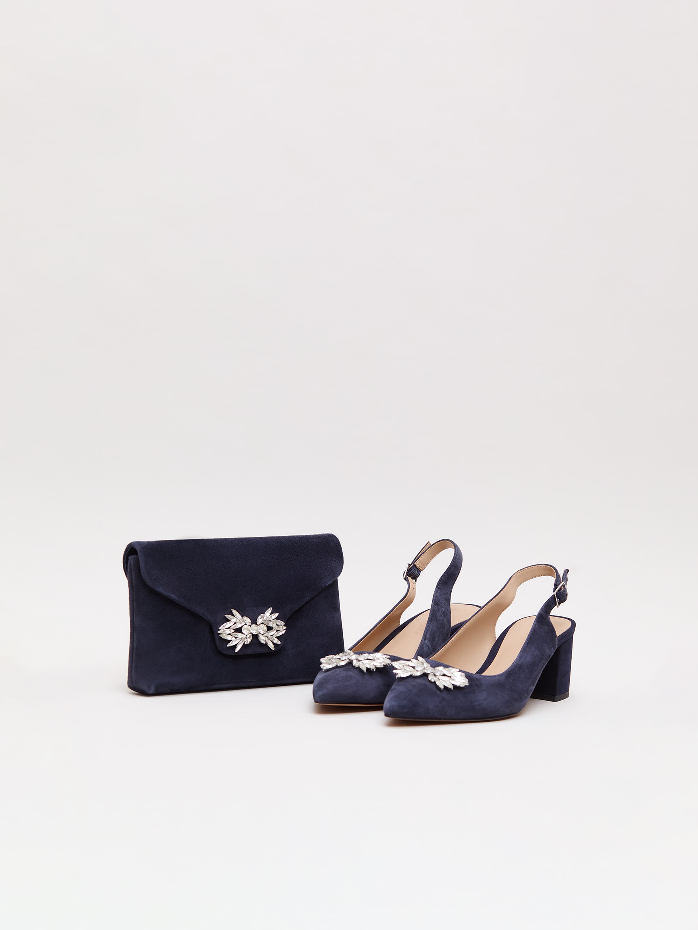 Phase Eight Sparkle Clutch Bag, Alternate, color, Navy