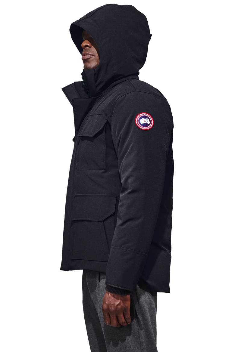 'Maitland' Slim Fit Down Fill Parka, Alternate, color, NAVY