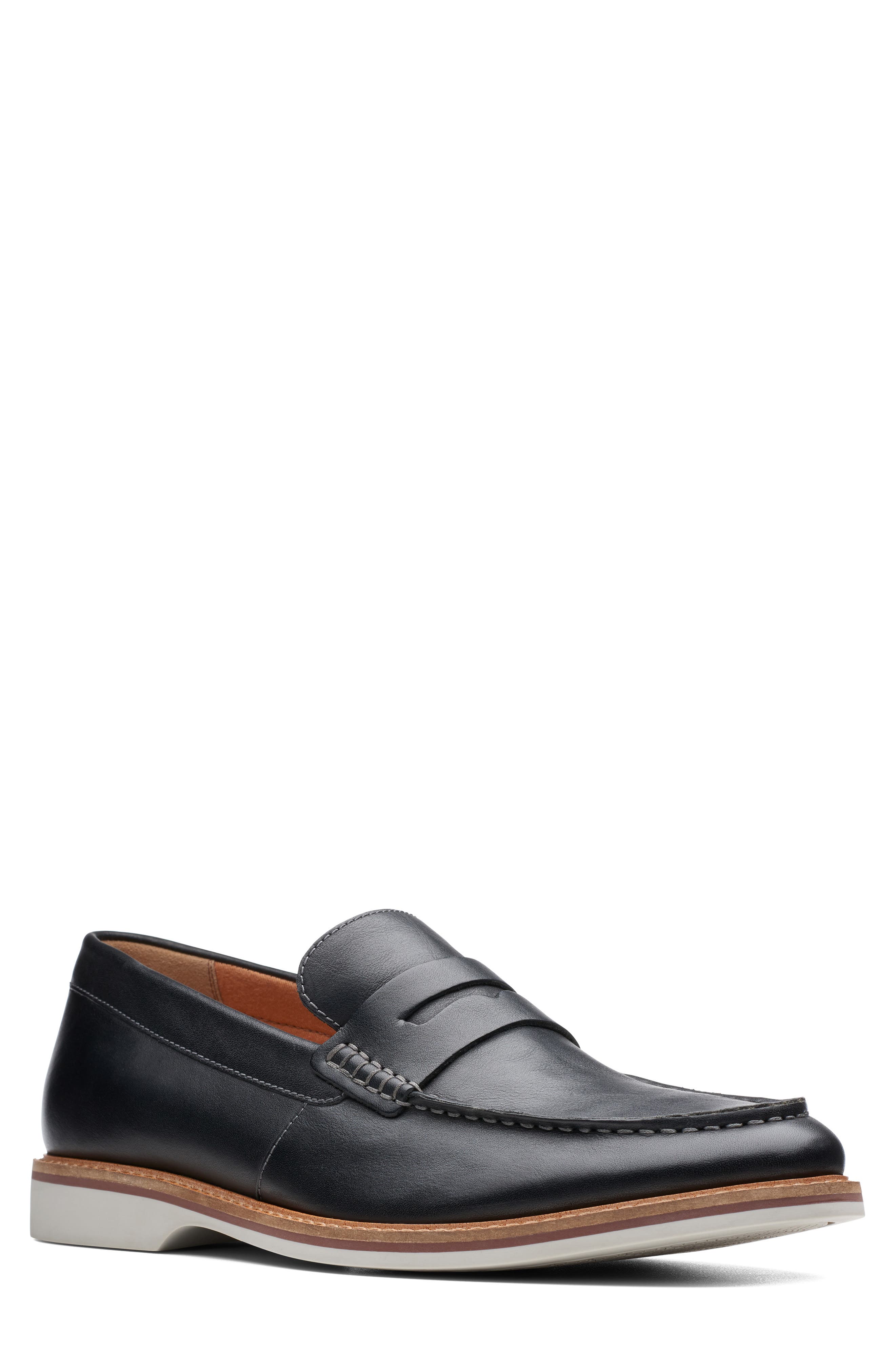 Clarks<sup>®</sup> Atticus Free Penny Loafer, Main, color, 