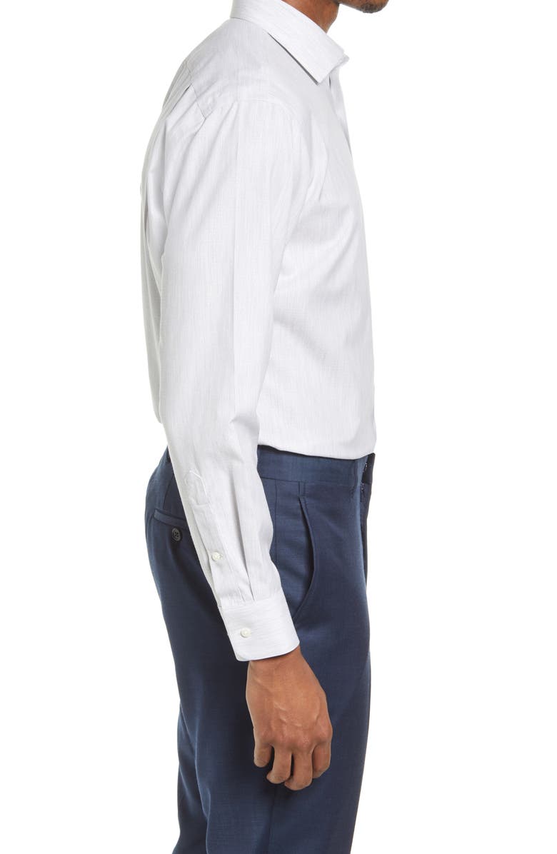 Nordstrom Trim Fit Non-Iron Cotton Dress Shirt, Alternate, color,