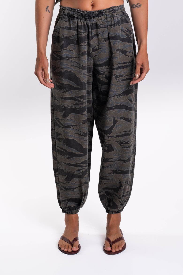 Gender Inclusive Camo Day Pants, Main, color, Ocean Tiger Camo