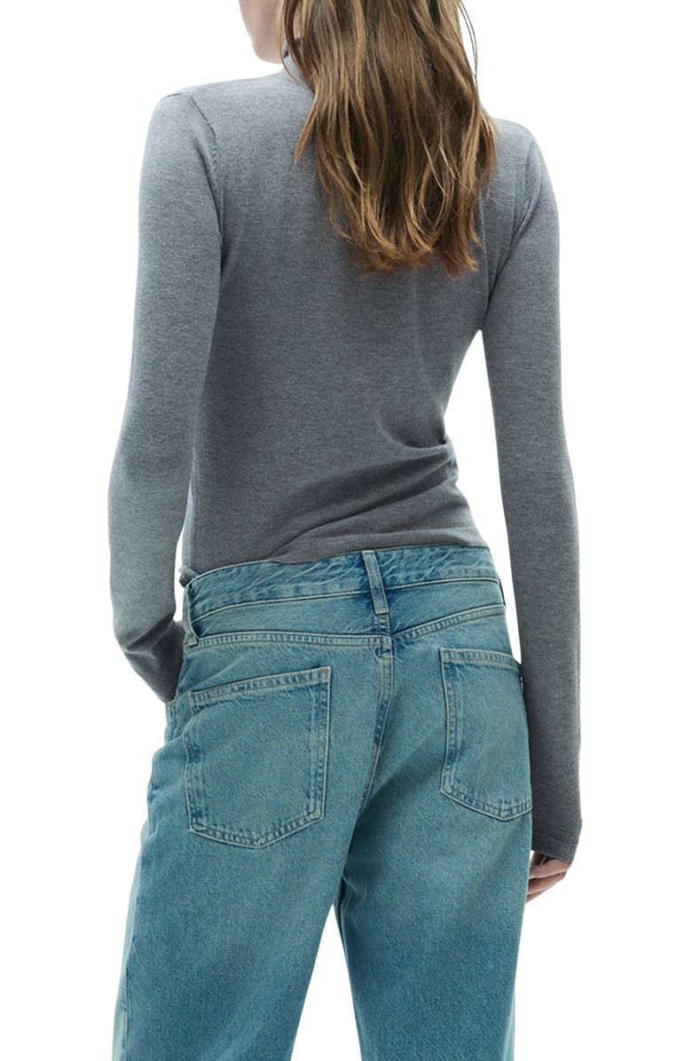 MANGO Funnel Neck Sweater, Alternate, color, 