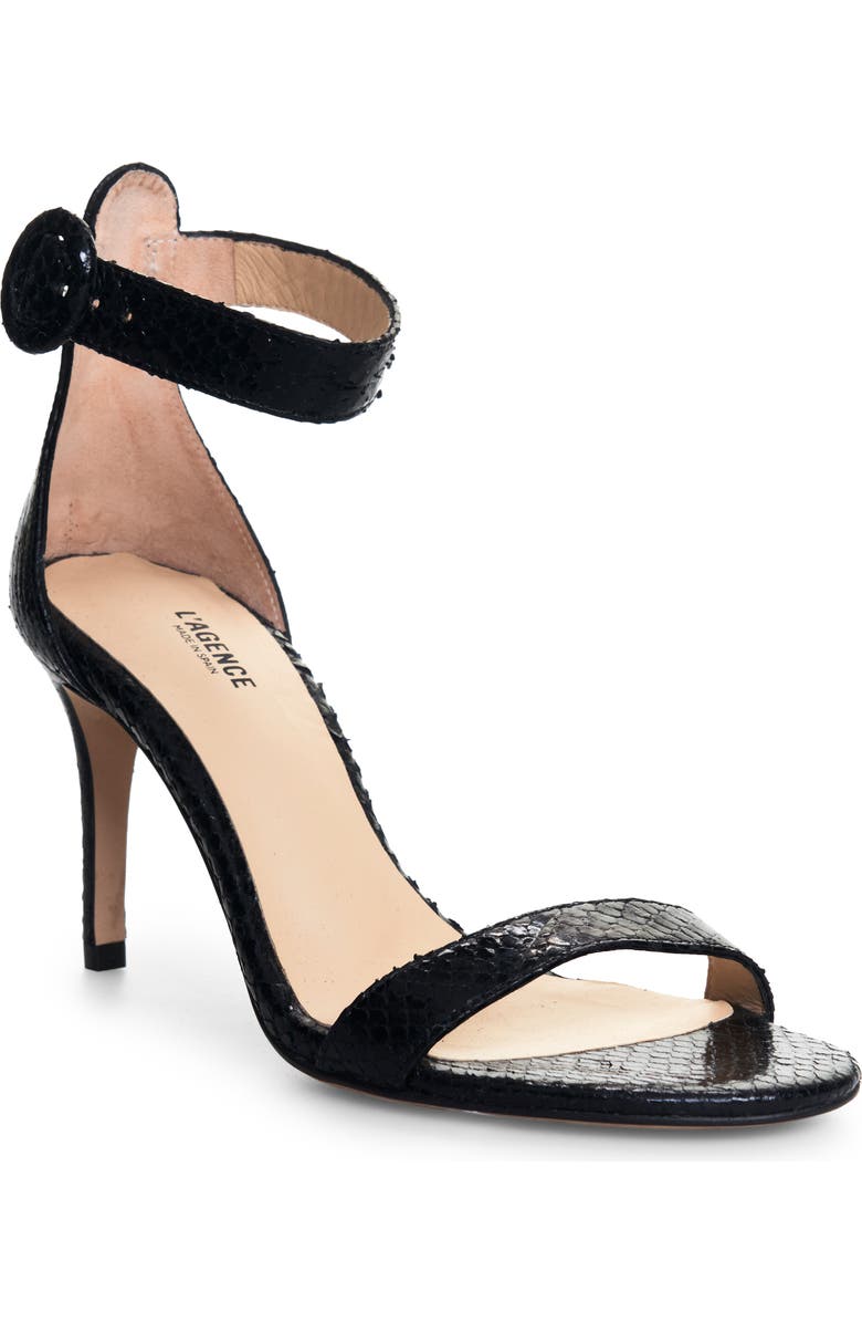 L'AGENCE Gisele II Ankle Strap Sandal, Main, color,