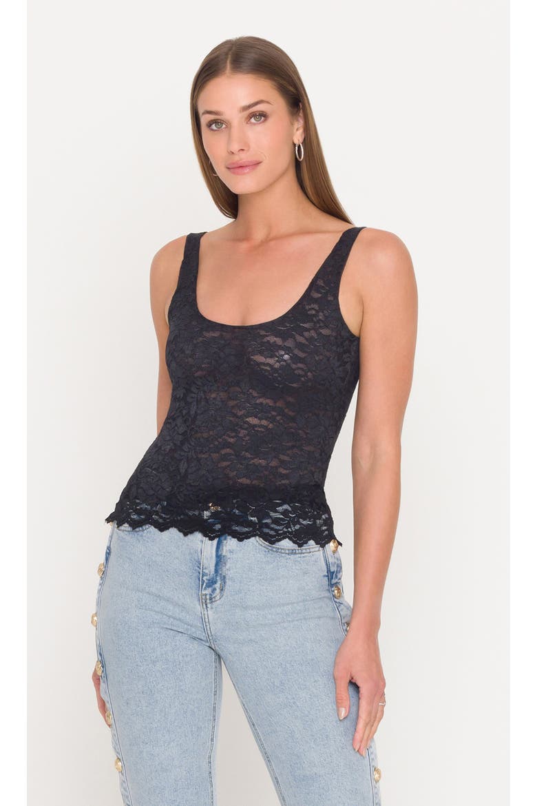 Juliett Lace Tank, Alternate, color, Black