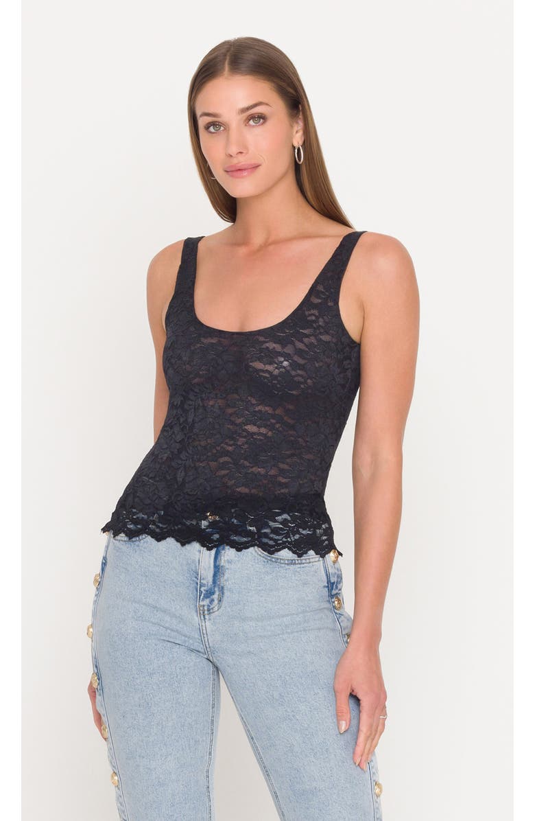 Generation Love Juliett Lace Tank, Alternate, color, Black