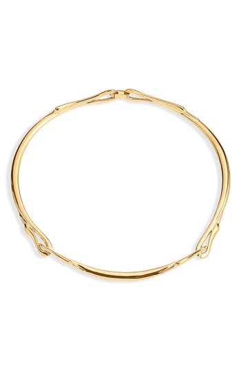 Jenny Bird Lisieux Collar Necklace In High Polish Gold