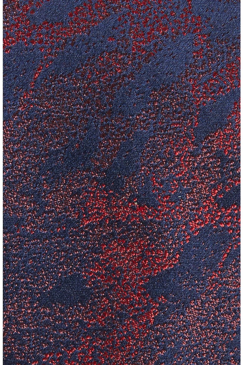 Gypsum Camo Silk Tie, Alternate, color, RED