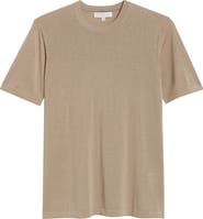 Jack Victor Wellington Heathered Cotton & Silk Crewneck T-Shirt