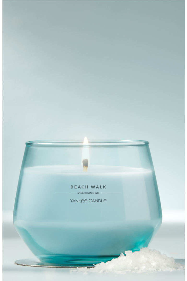 Beach Walk Studio Candle with Essential Oils, Set of 2, Alternate, color, Light Blue
