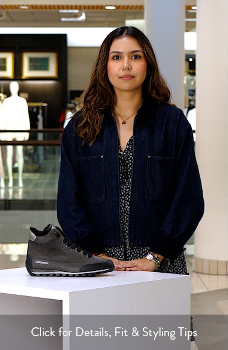 Runlo Waterproof Genuine Shearling Lined High Top Sneaker, sales video thumbnail