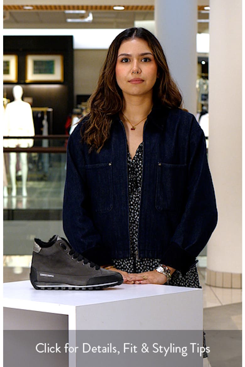Runlo Waterproof Genuine Shearling Lined High Top Sneaker video