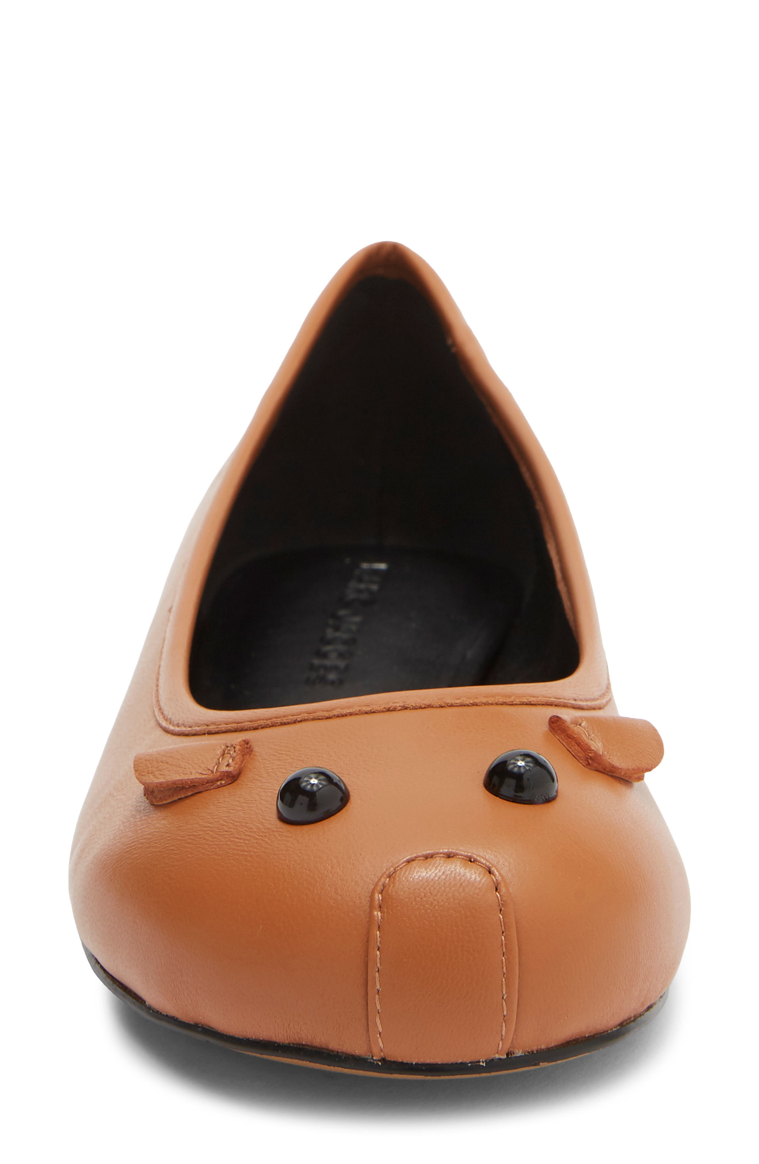 The Mouse Ballet Flat, Alternate, color, WALNUT