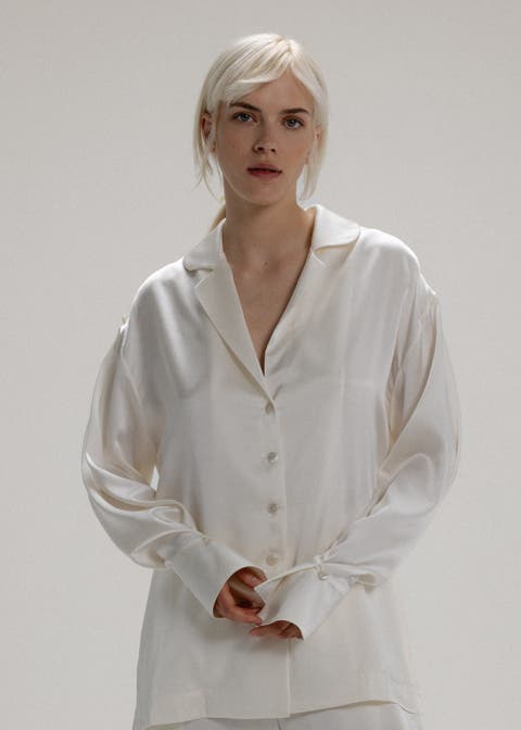 Silk Button Up Shirt