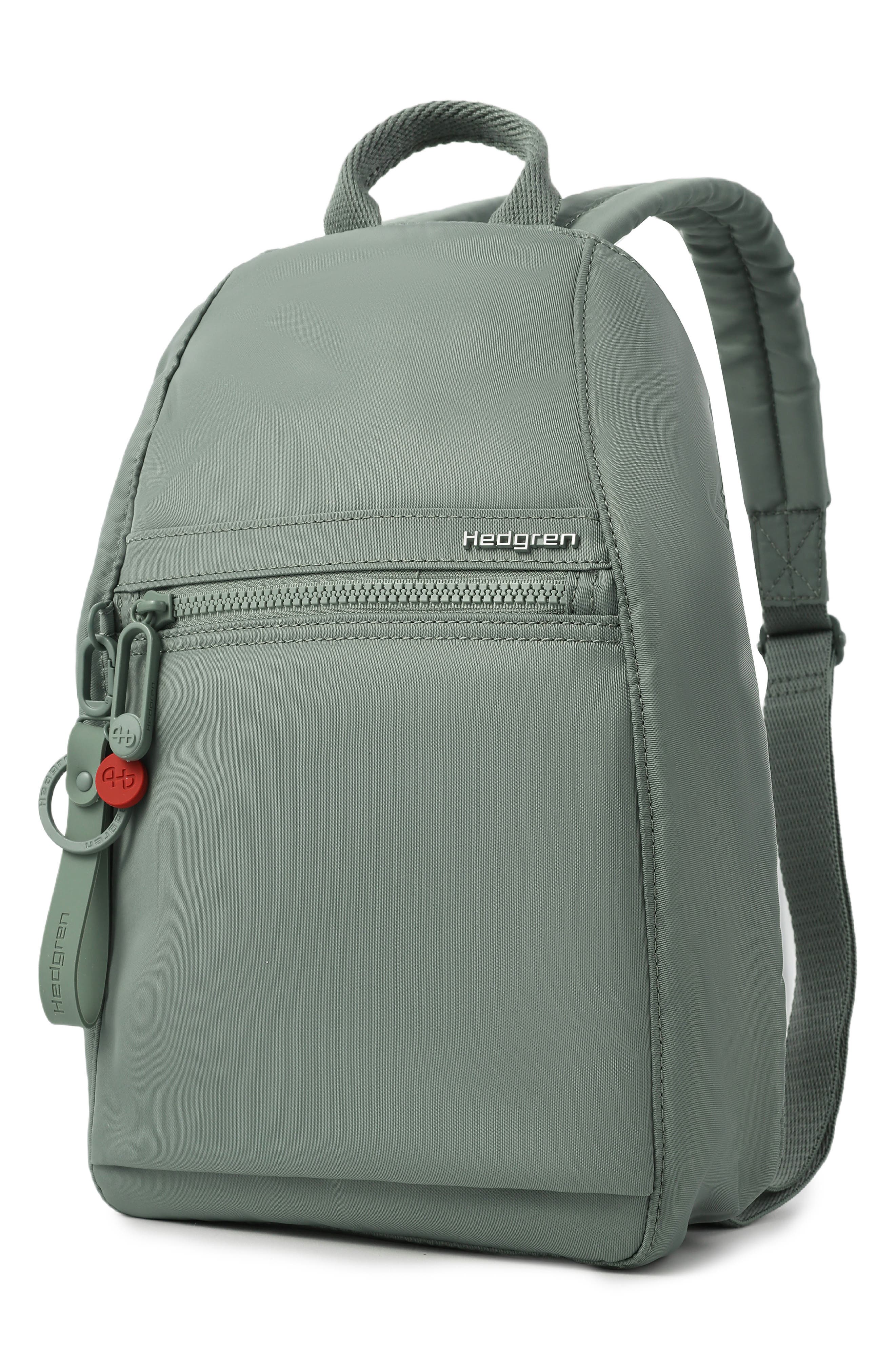 Small Vogue Water Repellent RFID Backpack, Alternate, color, GREEN MILIEU
