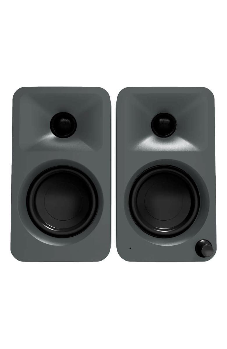 Kanto ORA Powered Reference Desktop Speakers with Bluetooth - Pair, Alternate, color, Gray