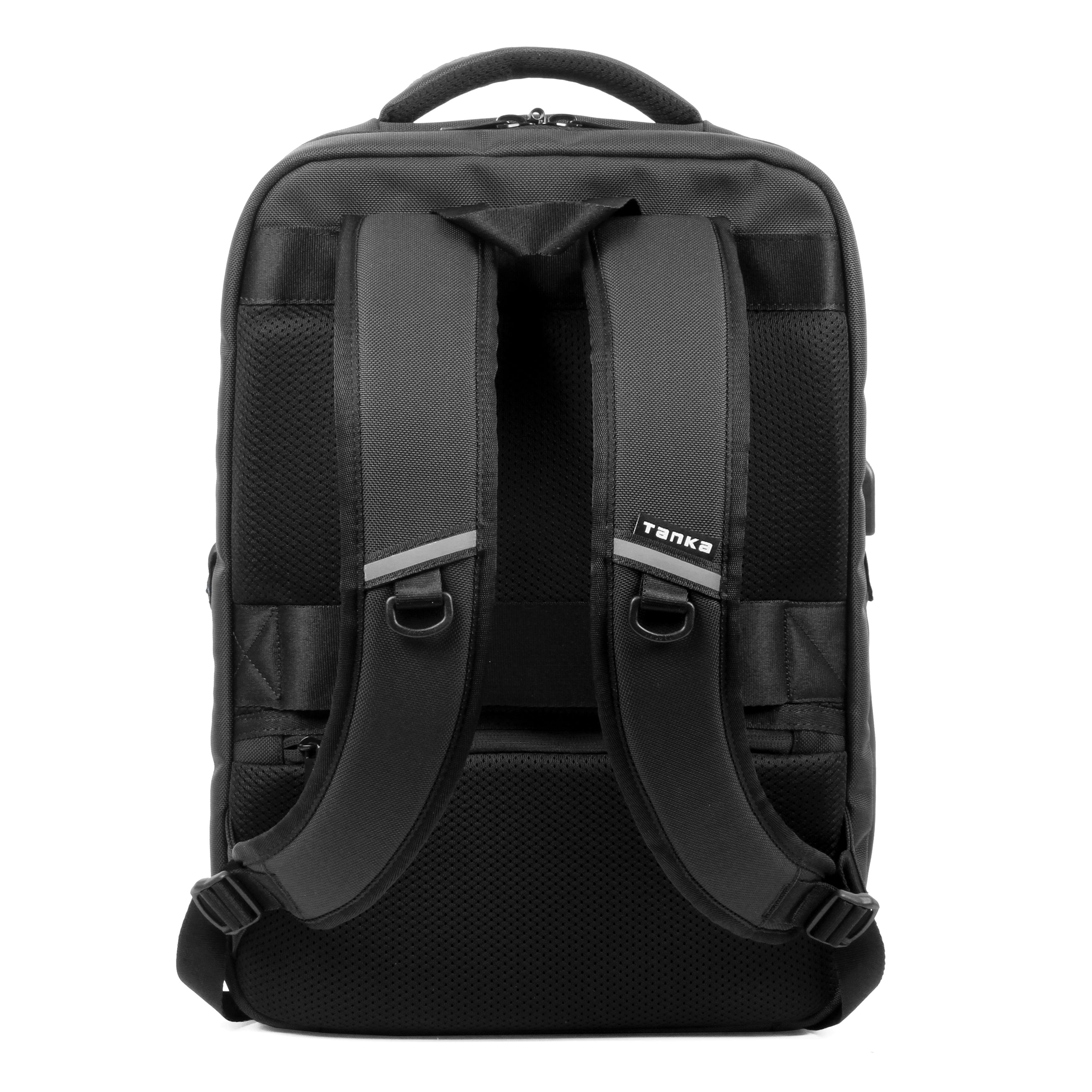 J World Tanka Martin Business Laptop Backpack, Alternate, color, Black