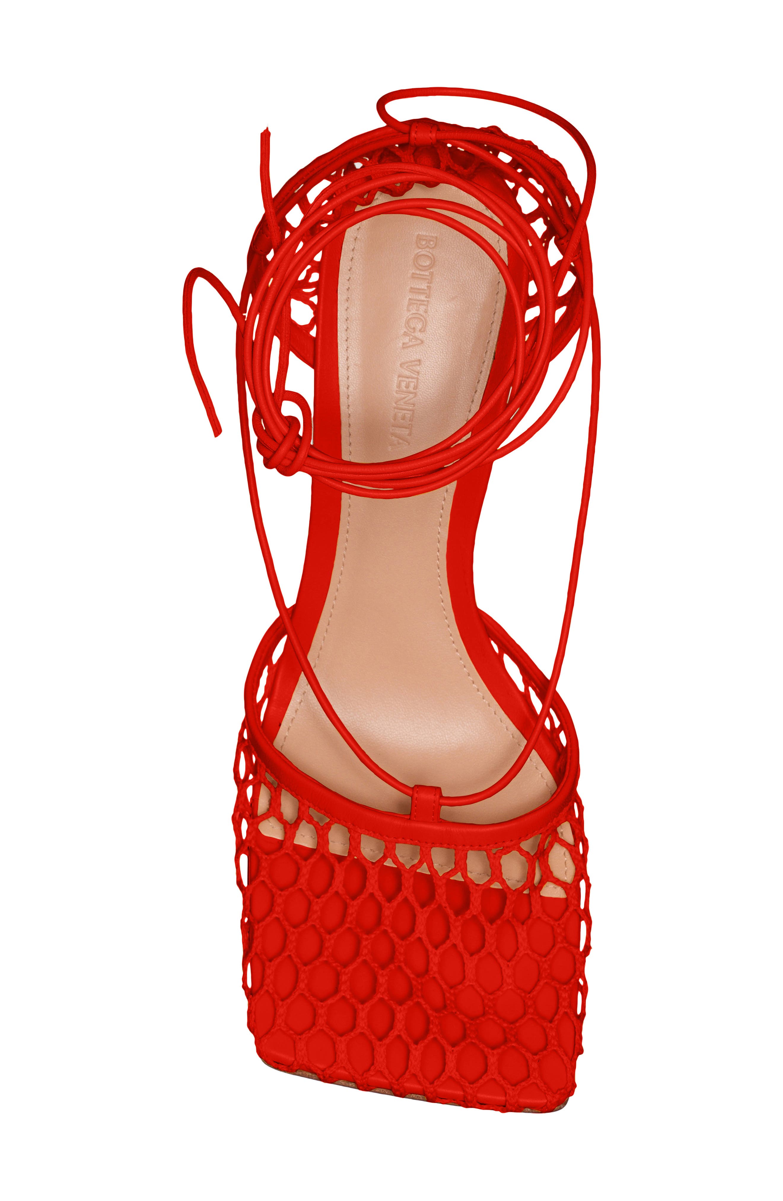 Stretch Sandal, Alternate, color, TOMATO