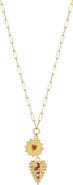 Hueb Penka Ruby & Diamond Pendant Necklace