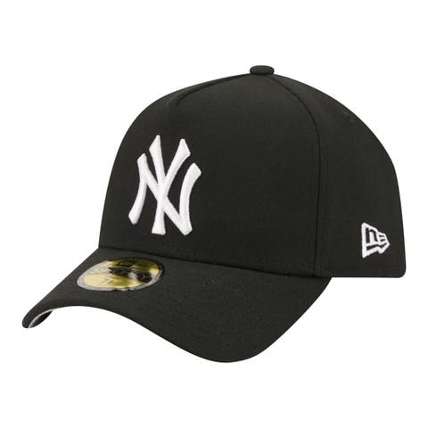 Men's New Era  Black New York Yankees A-Frame 59FORTY Fitted Hat