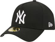 New Era Men's New Era Black New York Yankees A-Frame 59FORTY Fitted Hat