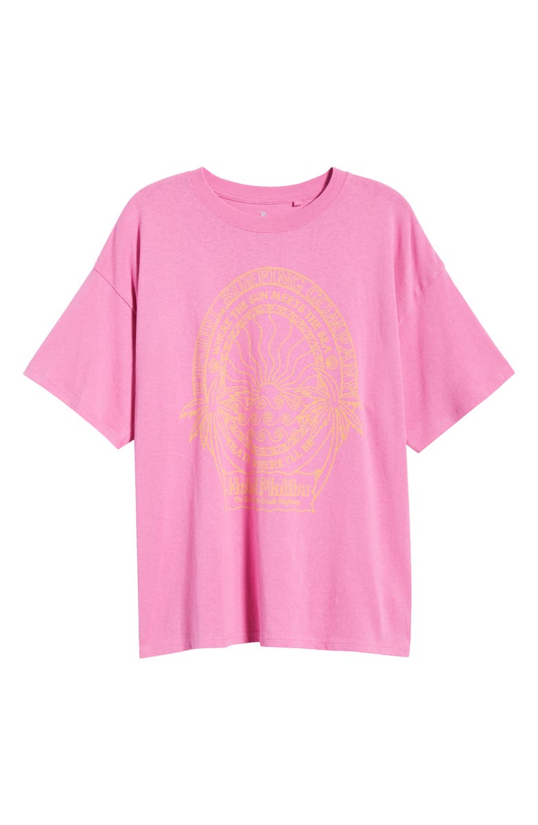Rip Curl Hotel Malibu Heritage Graphic T-Shirt, Alternate, color, Pink
