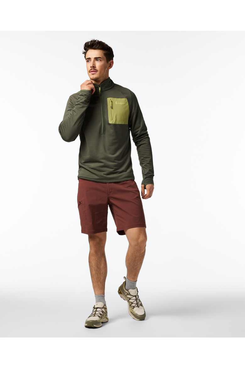 Otero Fleece Half-Zip Pullover - Men's, Alternate, color, Fatigue